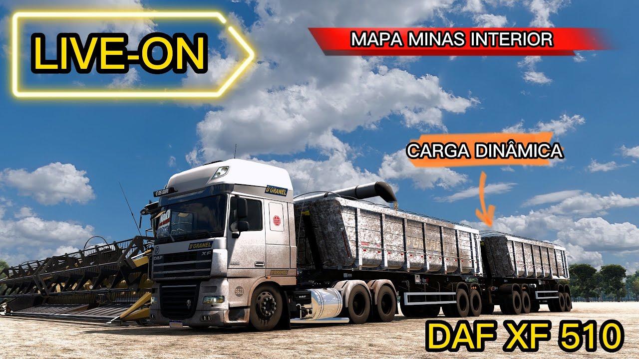 LIVE - MAPA MINAS INTERIOR | COMBOIO PRIVADO | Euro truck Simulator 2 #ETS2 #EUROTRUCK2