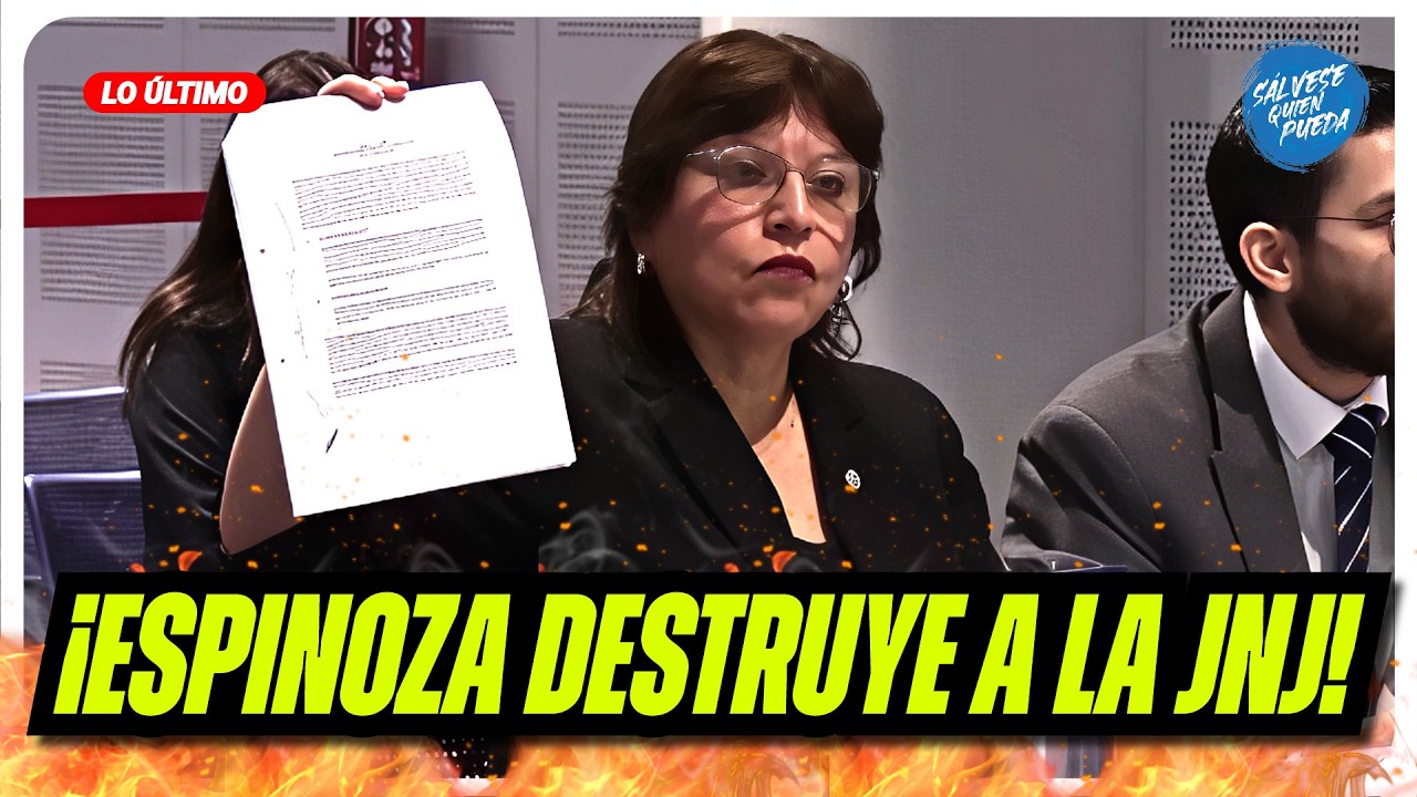 🤡 DELIA ESPINOZA DEJA EN RIDÍCULO A LA JNJ EN VIVO  #salvesequienpueda