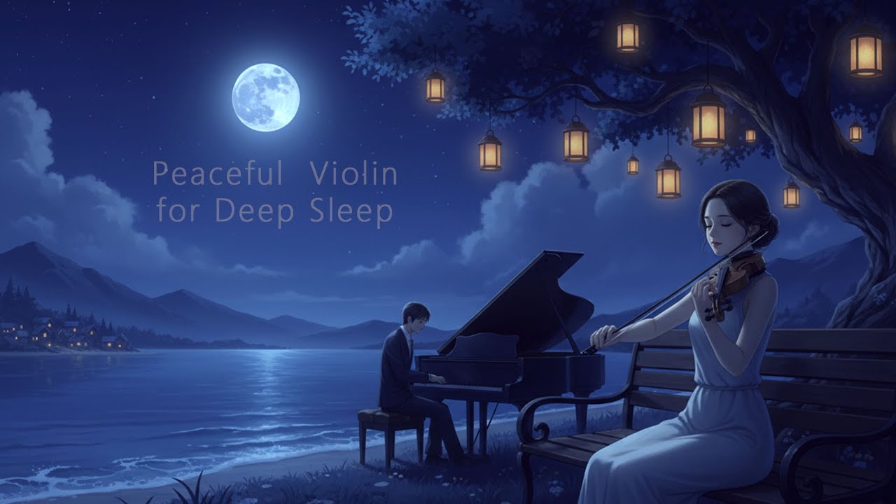 Gentle Violin Music for Sleeping 😴 | Soft Instrumental Sounds for Deep Night Rest