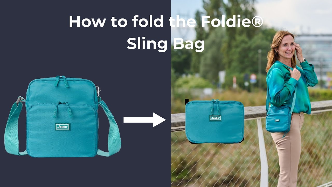 The Foldie&reg; Sling Bag | Folding instructions