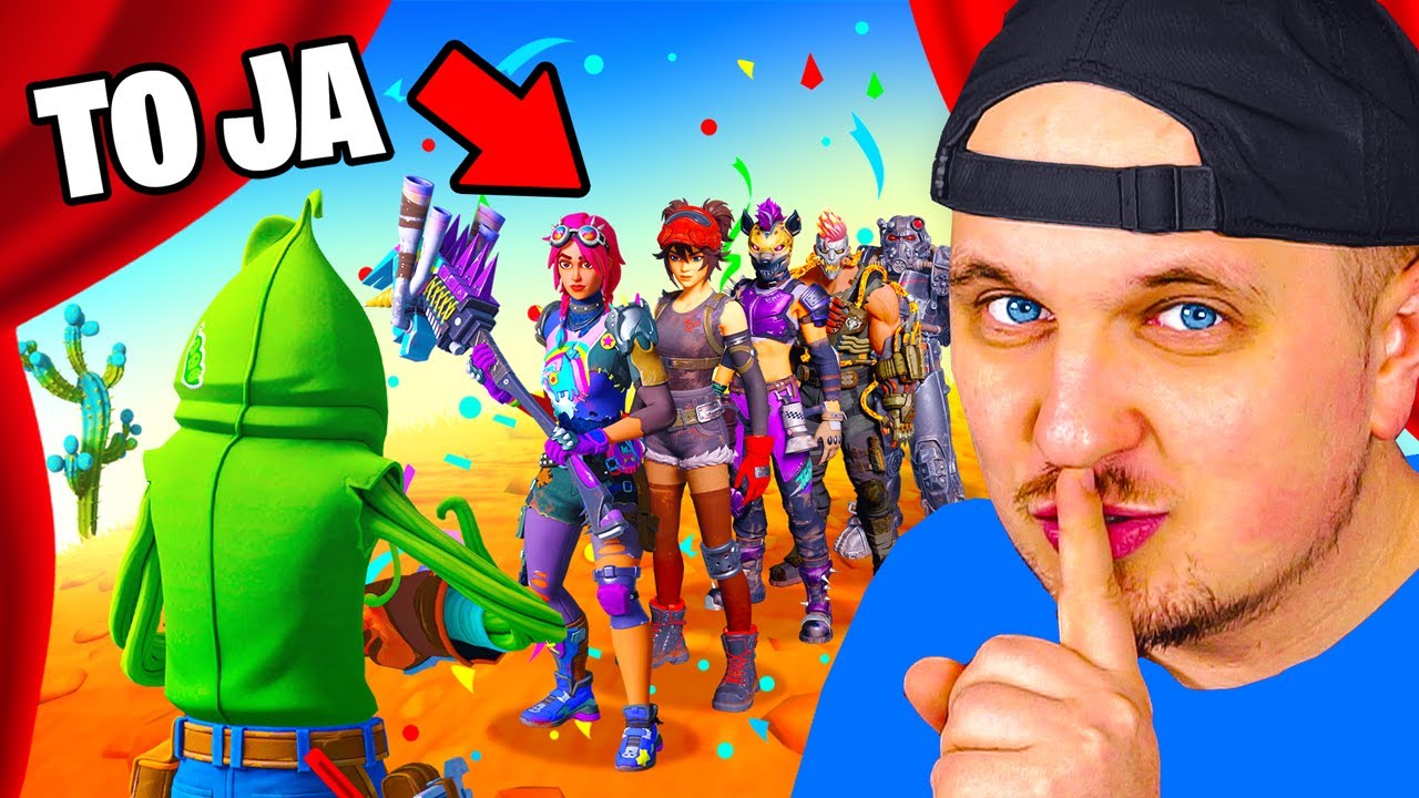 Sekretnie UKRYŁEM SIĘ na TOP MODEL w Fortnite Sezon 3