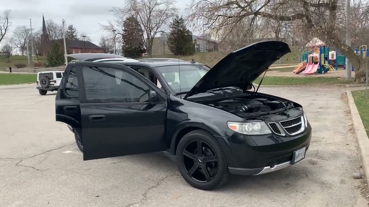 Saab 9-7X Aero walk about with interior