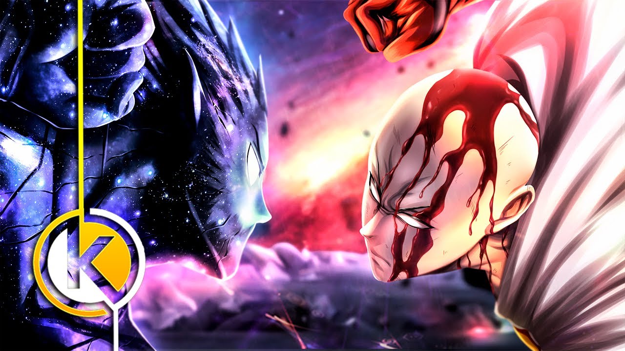 Saitama Vs Garou (One Punch Man) - Desastre Cósmico | Okabe Feat. @Hawkyyy