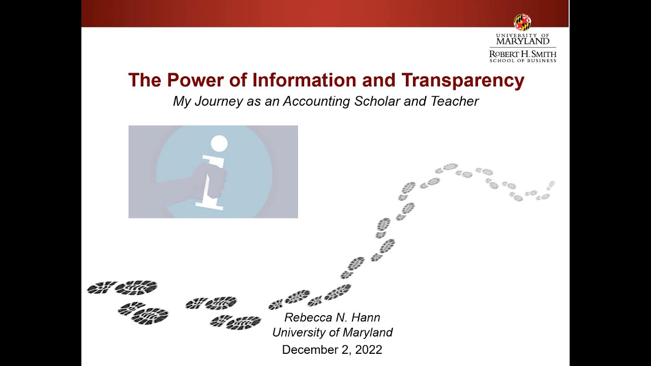 The Power of Information and Transparency