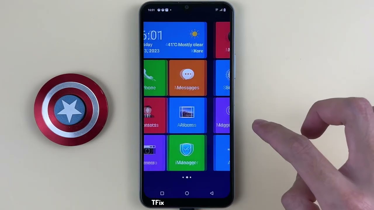 Simple mode for the elderly is easy to use on Vivo Y21 Android 12