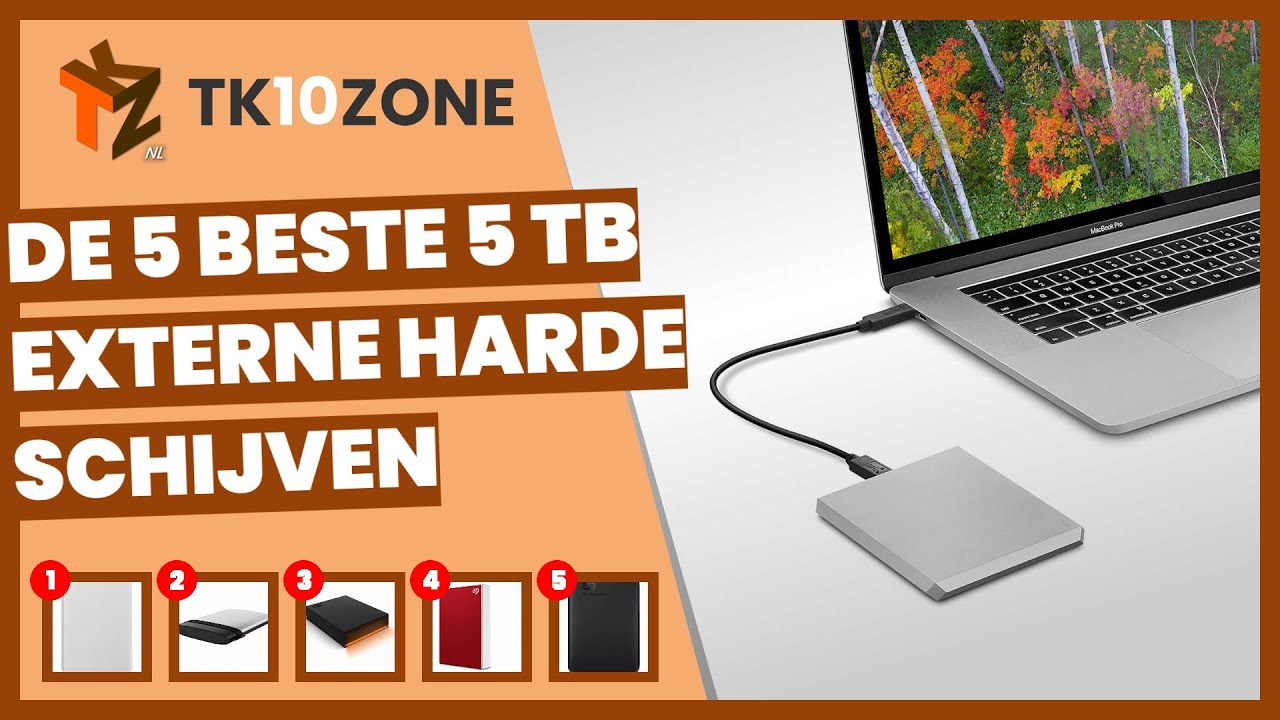 De 5 beste 5 tb externe harde schijven