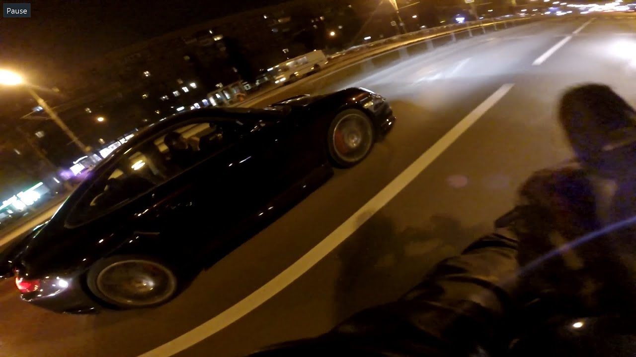 Drag Race Suzuki GSXR 1000 vs Porsche 911 Turbo