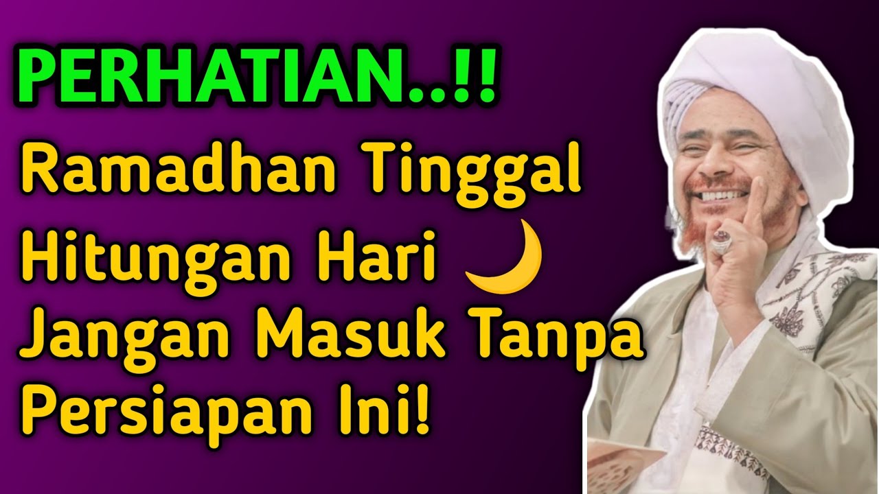 Ramadhan Tinggal Hitungan Hari 🌙 Jangan Masuk Tanpa Persiapan Ini!