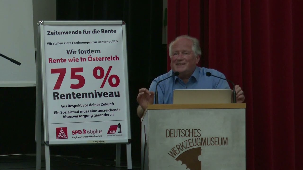 Europa Wohin - SPD AG60 - Remscheid Vortrag - Flassbeck - Walter-Borjans