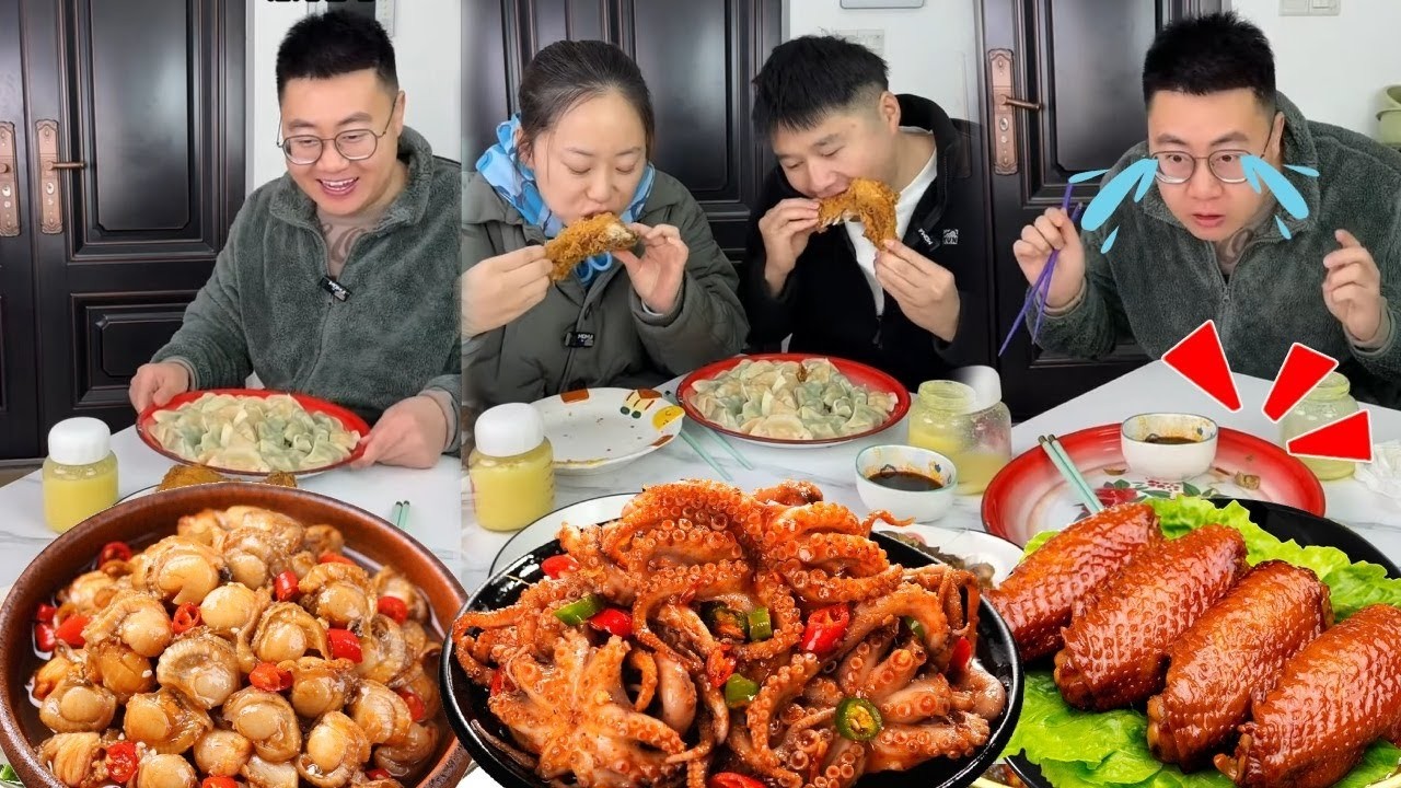 Глупый старший брат ел в одиночестве, пока его матери и Сяочжи не было дома.