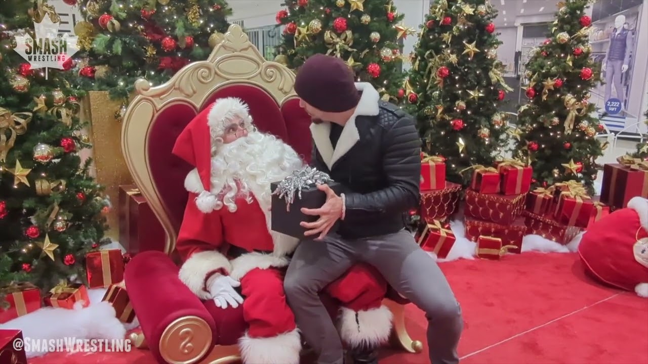Psycho Mike visits Santa