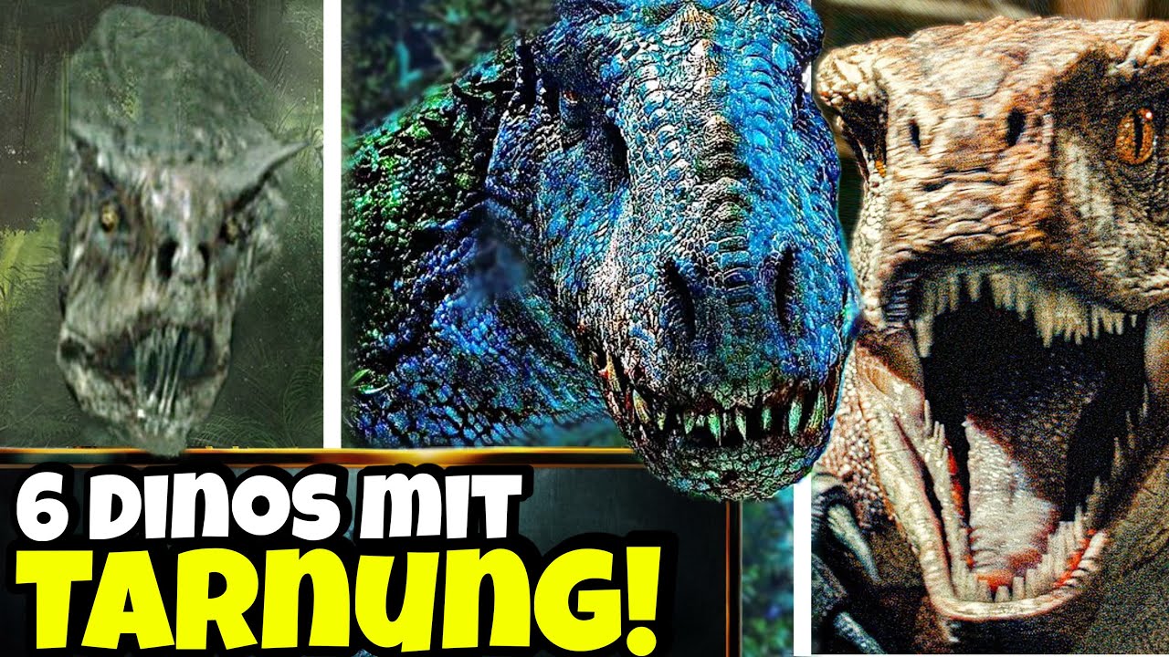 DIESE 6 Dinos aus Jurassic World können sich tarnen! 