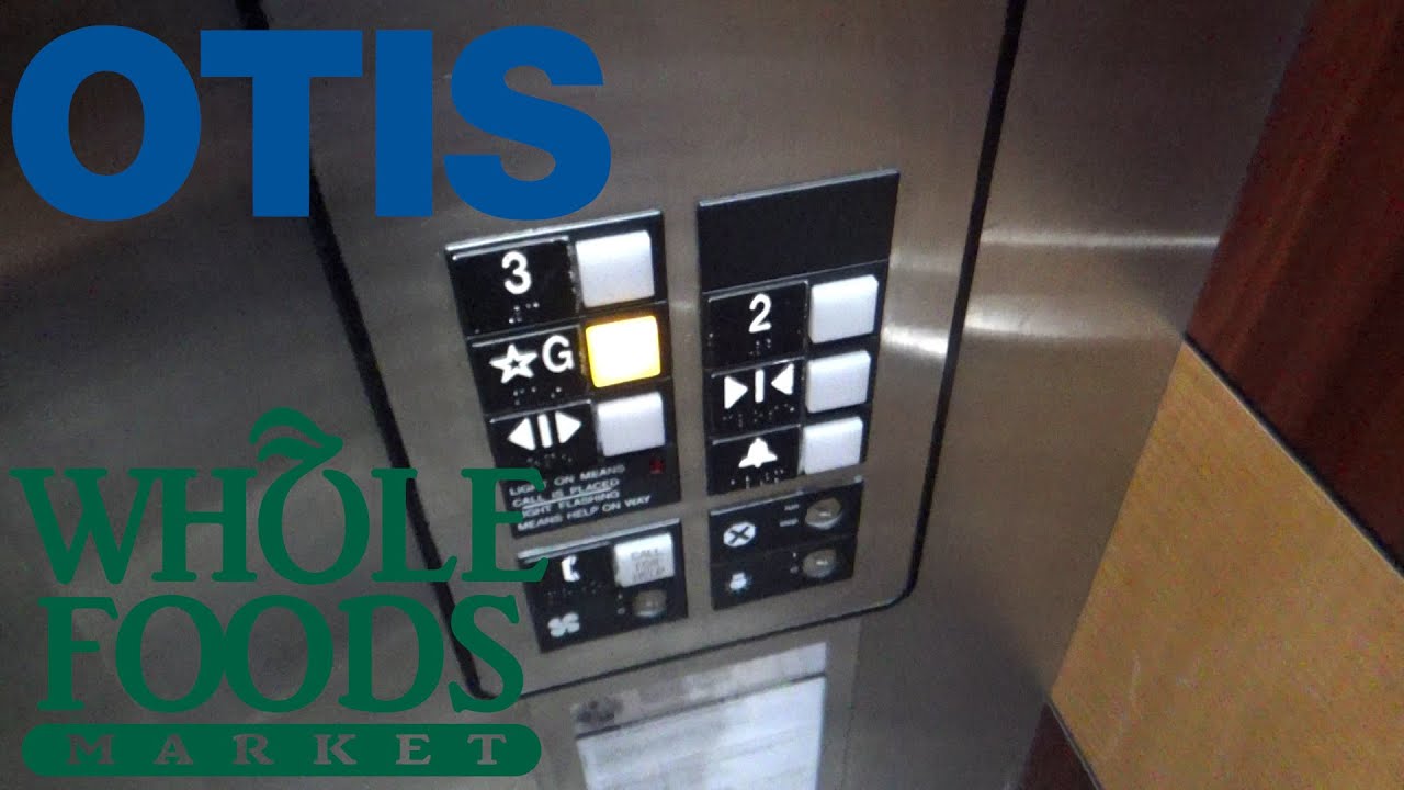 Otis Series 1 Hydraulic Elevator @ Whole Foods/ 2nd St Parking Garage, Sarasota FL