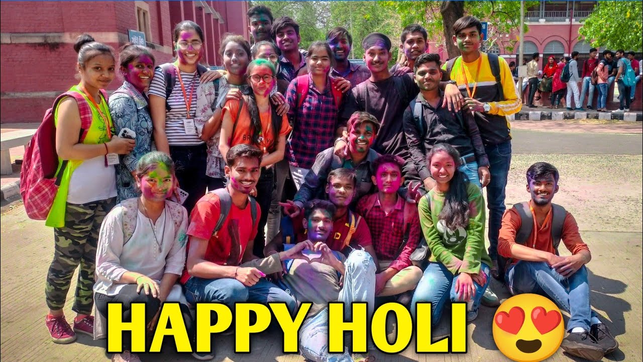 Holi Celebration In College 😍🔥