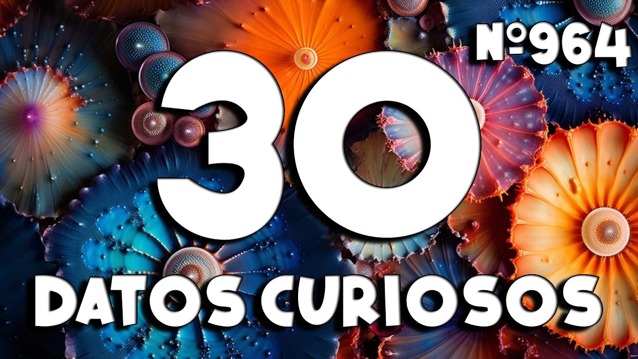 30 DATOS CURIOSOS y COSAS QUE NO SABÍAS ⏰😲 964 #curiomaníatv