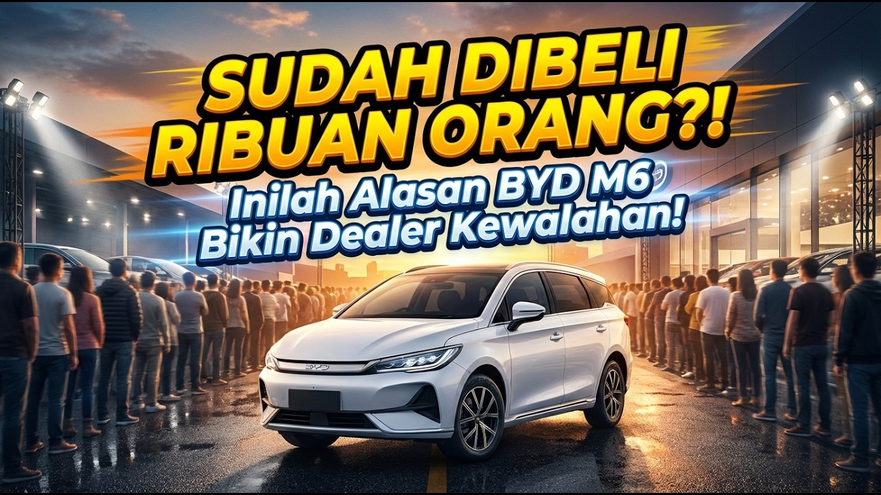 BYD M6 раскупается как горячие пирожки! Количество предварительных заказов стремительно растёт, что