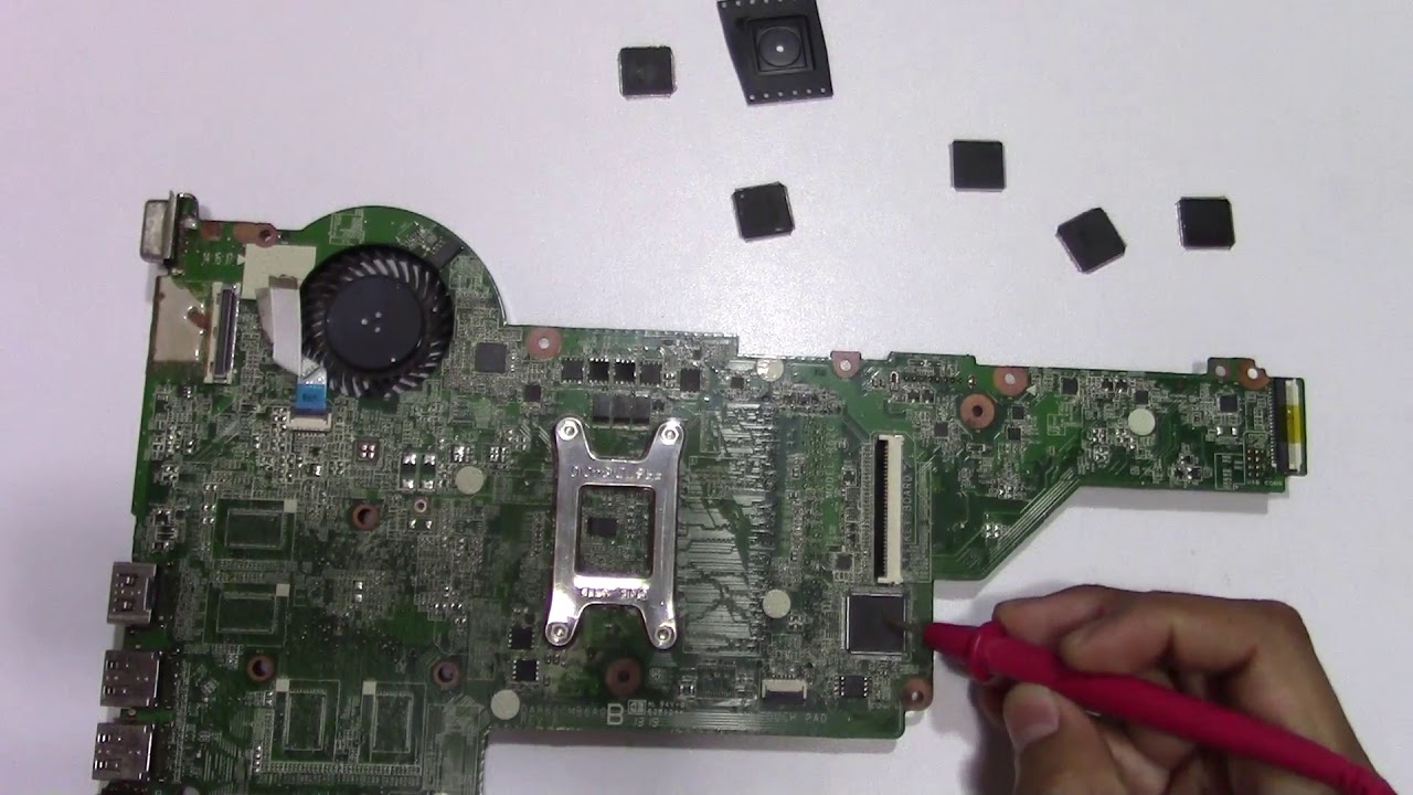Fallas comunes CHIP KBC mainboard laptop