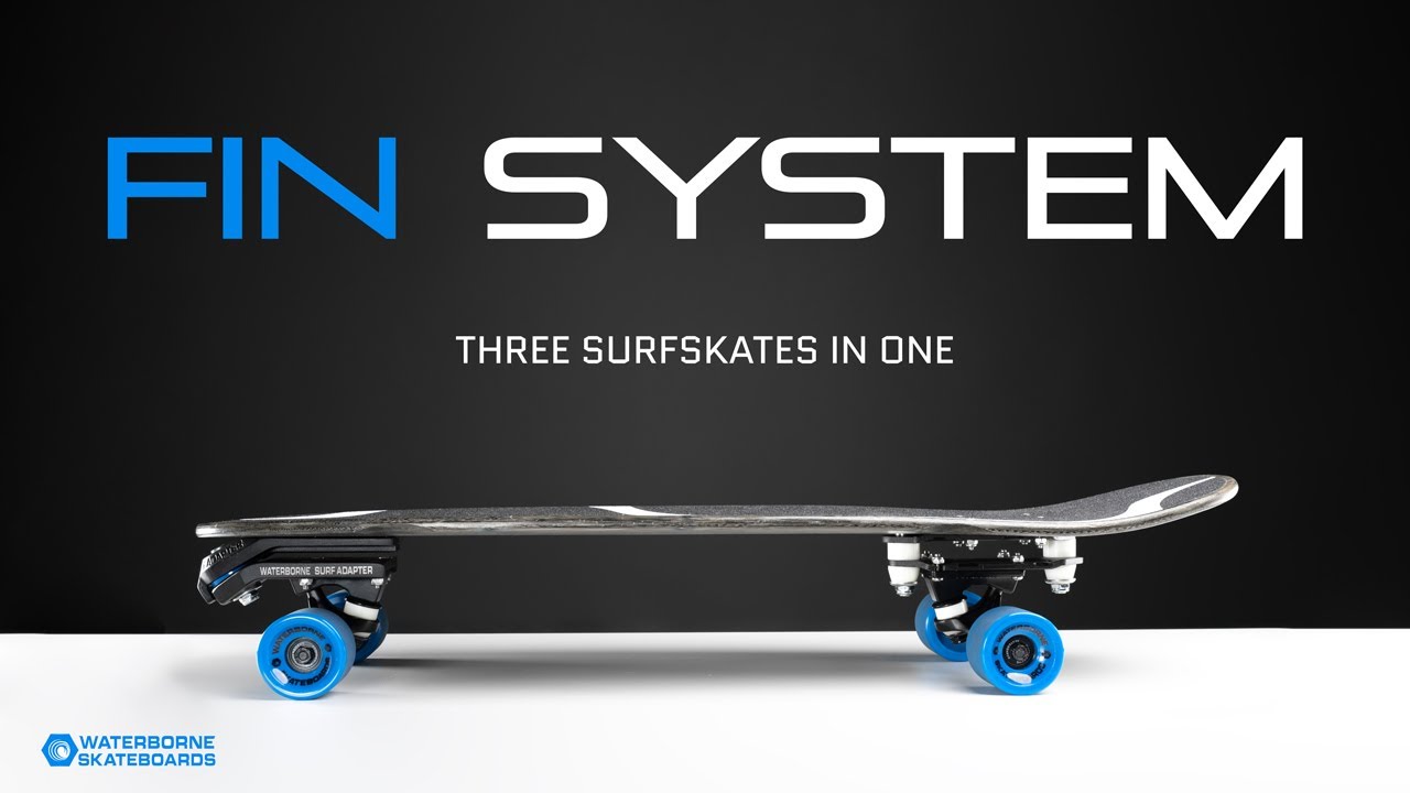 FIN System Demonstration | WATERBORNE SKATEBOARDS