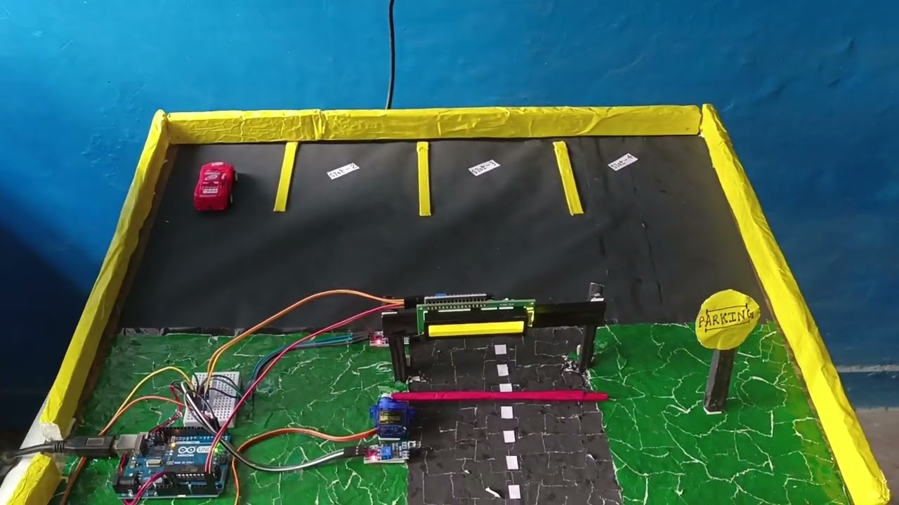 Arduino Parking Slot Tracker System