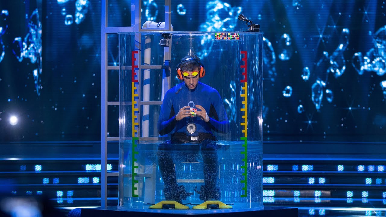 Kamil Przybylski - kostka Rubika i brak powietrza - The Brain. Genialny Umysł
