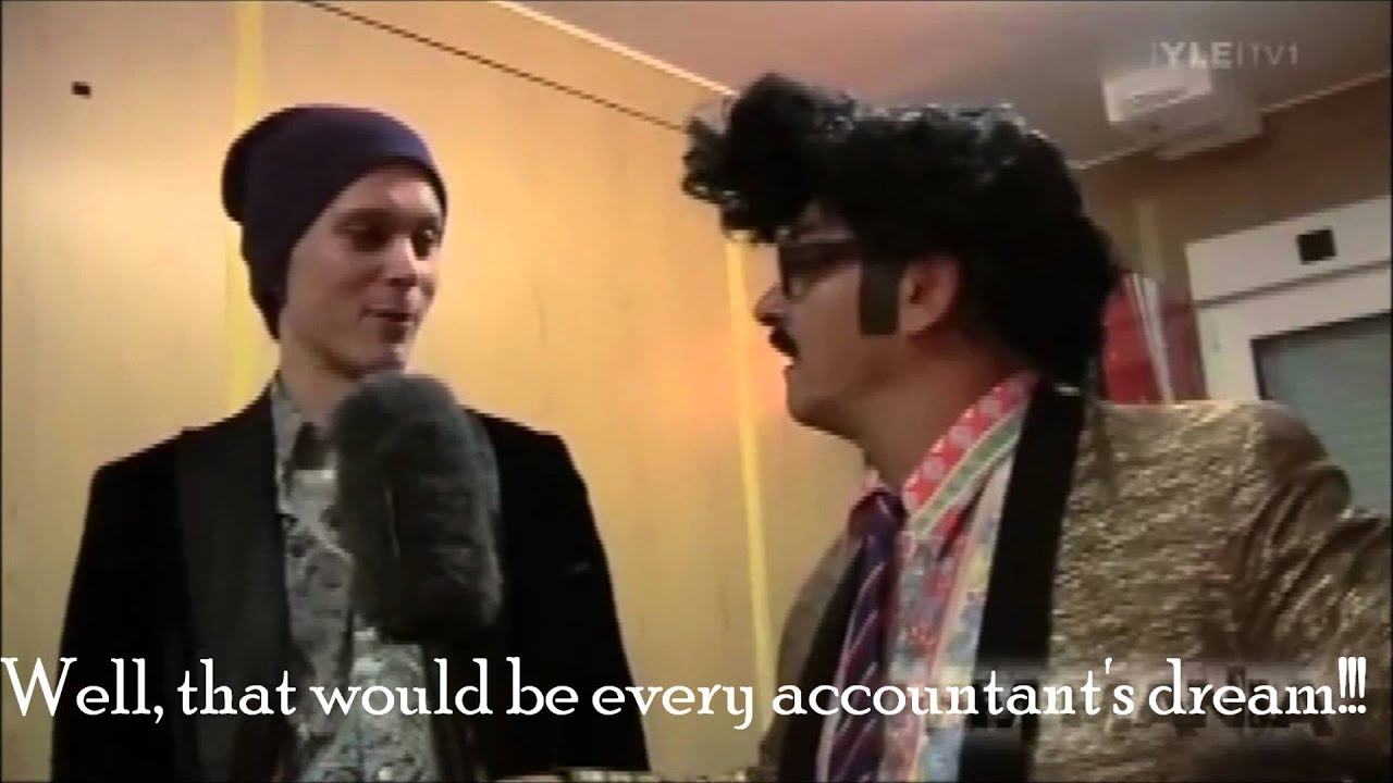 Ville Valo Ankkarock interview at Manne Maailmalla (2008). Yle TV. With English subtitles.