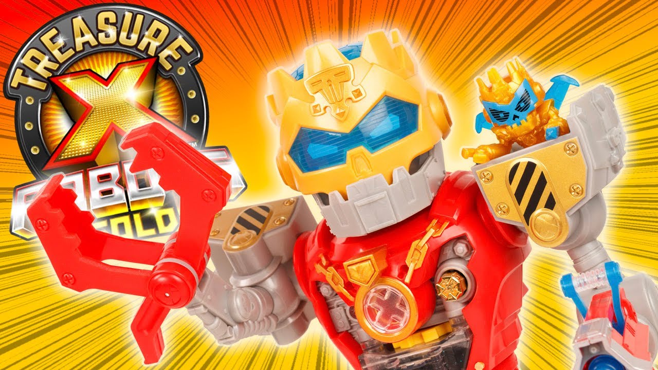 Le MEGA ROBOT GOLD de TRESOR X ROBOTS Le plus incroyable des robots Tresor X !