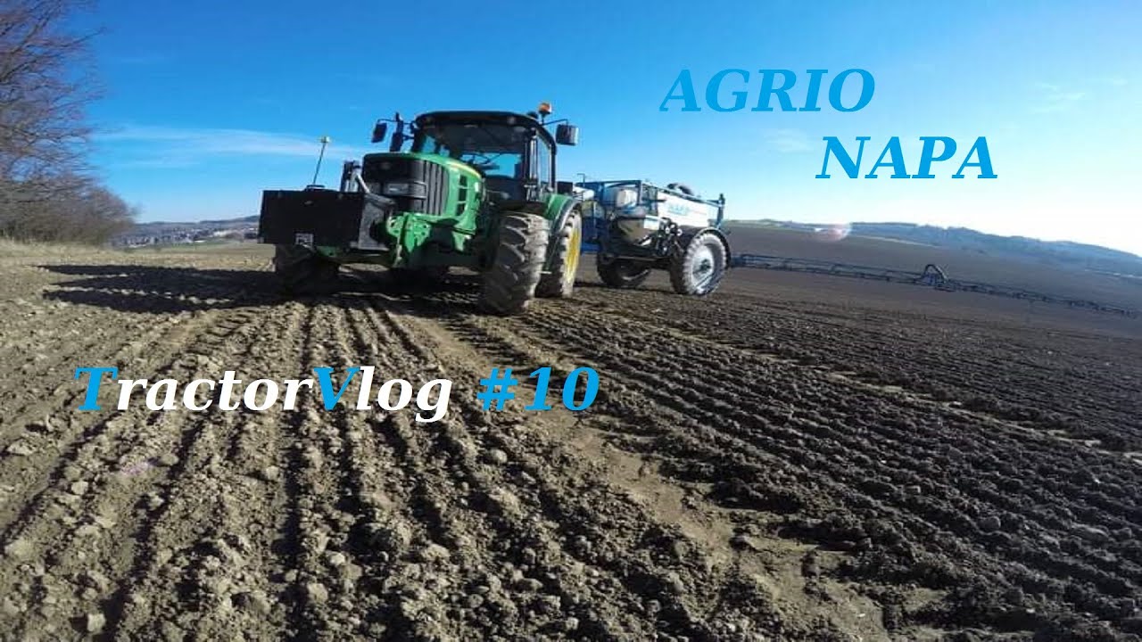 TractorVlog #10 Míchaní postřiku, Ovládání postřikovače, Postřik řepky /GOPRO/AGRIO/