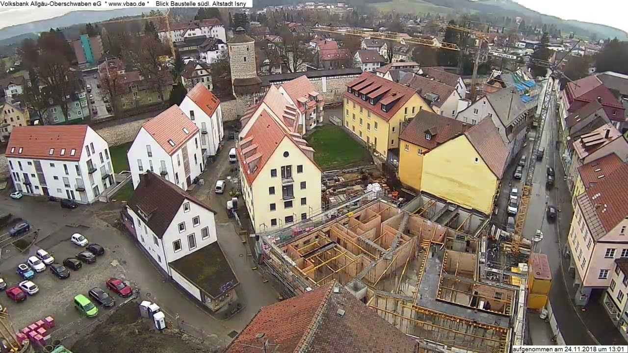 Baufortschritt Isny s&uuml;dl. Altstadt