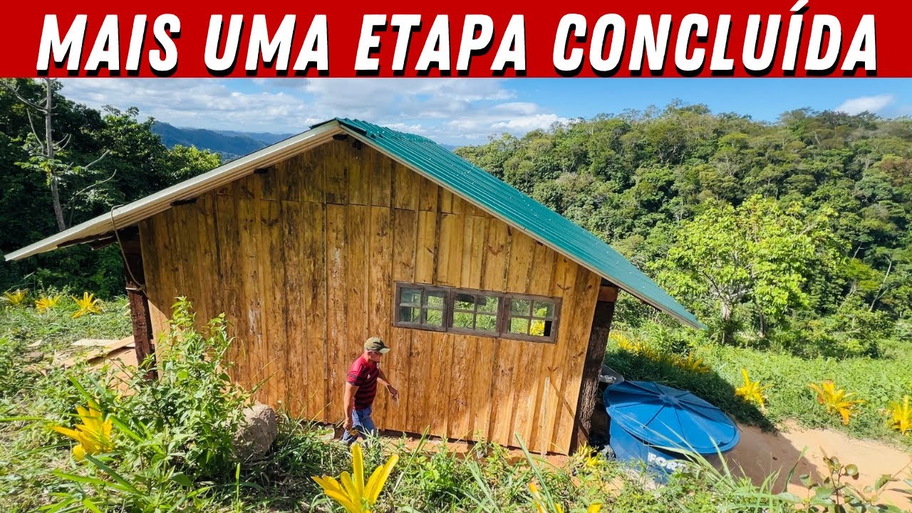 A CONSTRUÇÃO DO NOSSO CHALÉ NA SERRA FEITA POR NÓS MESMO🏡/Bora pra Roça?