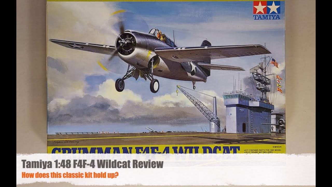 Tamiya 1:48 Grumman F4F-4 Wildcat Review - One of Tamiyas Best?
