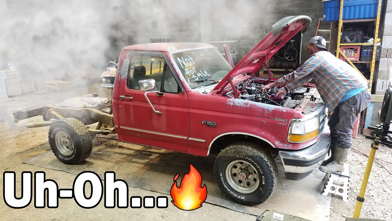 Заведётся ли? | Старый фермерский грузовик F-150 ПЕРВЫЙ ЗАПУСК за 18 лет. Эпизод 2