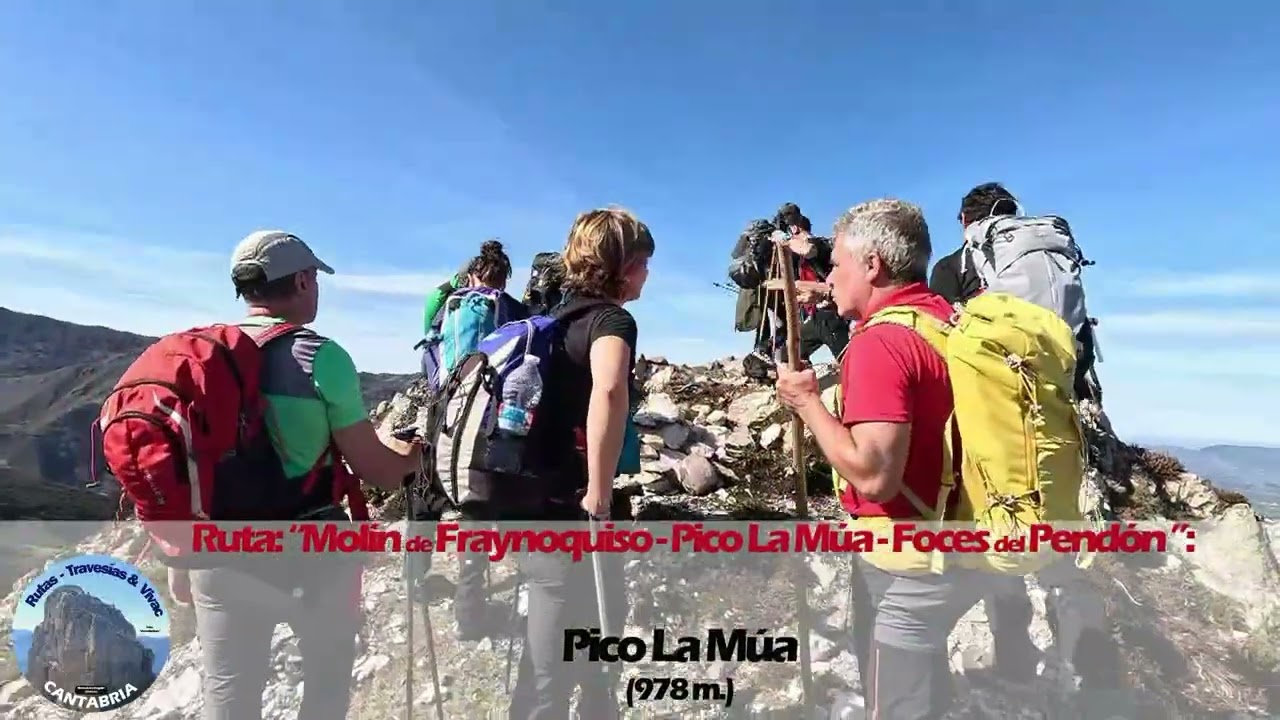 Ruta Molín de Fraynoquiso- Pico Casielles- Pico La Múa- Foces del Pendón.   Conceju de Nava-Asturias