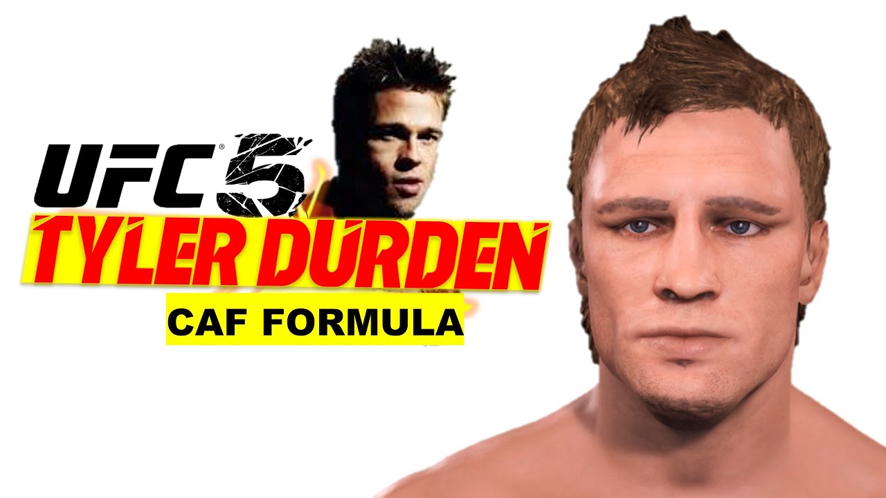 How to make Tyler Durden in UFC 5 (CAF Formula)