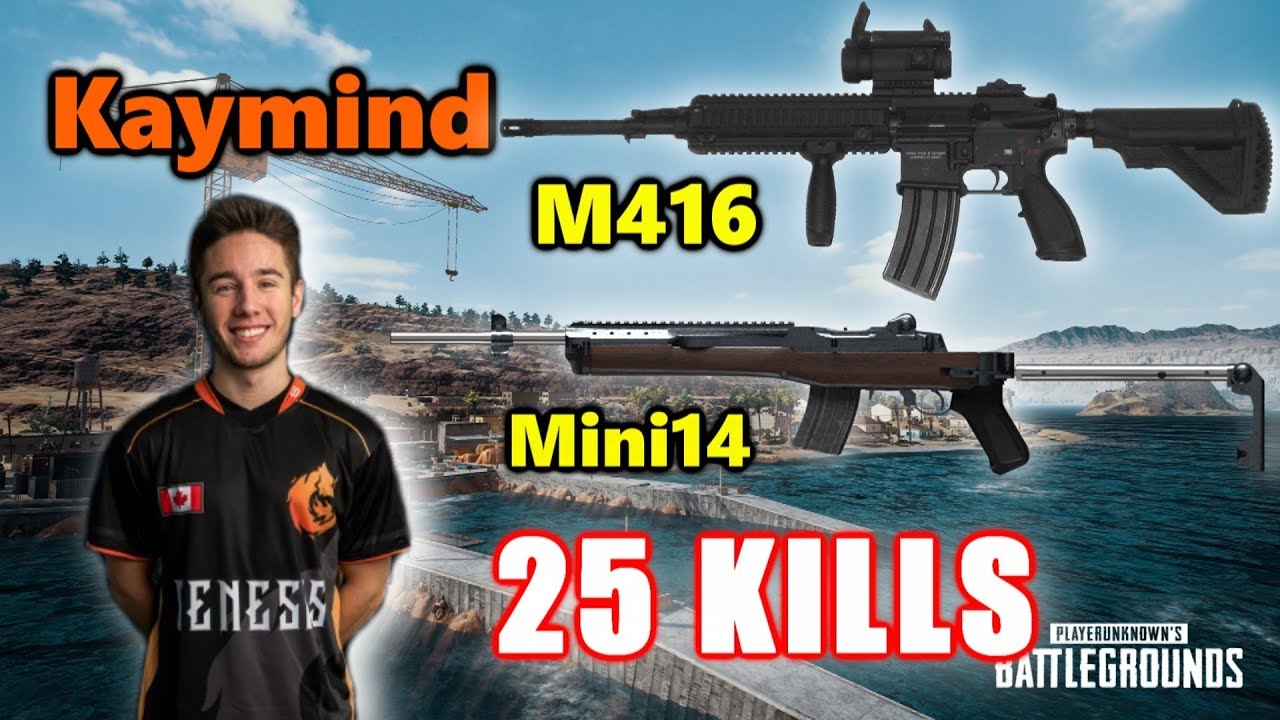 Genesis Kaymind - 25 KILLS - M416+Mini14 - SOLO vs SQUADS - PUBG