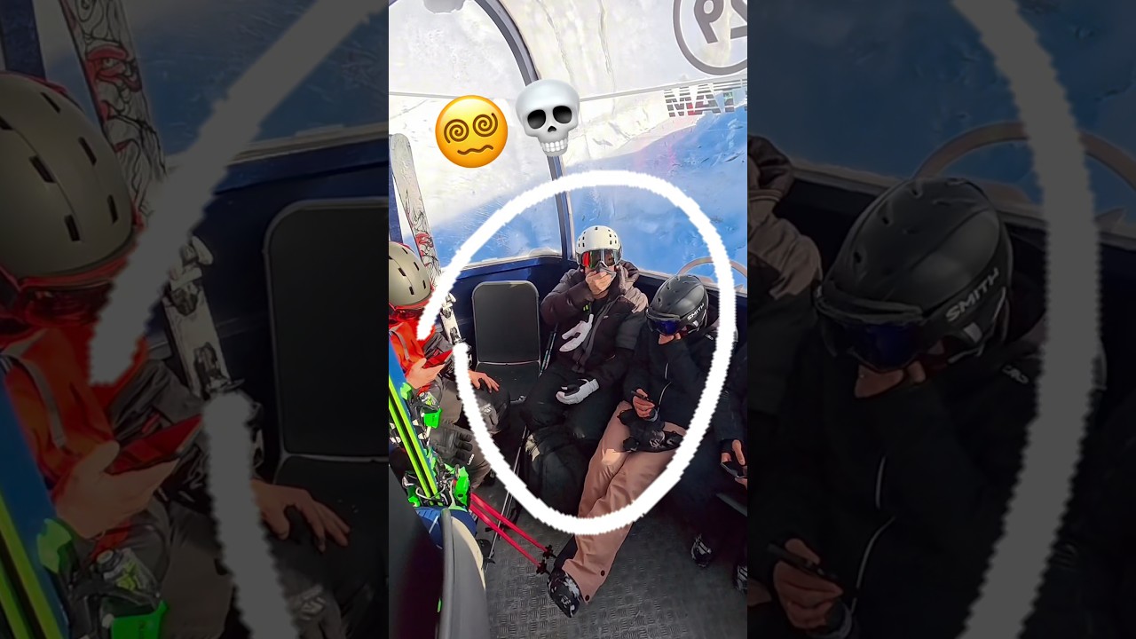 MALAISE 😬 #ski #skiing #skieurs #skier #glisse #ride #riding