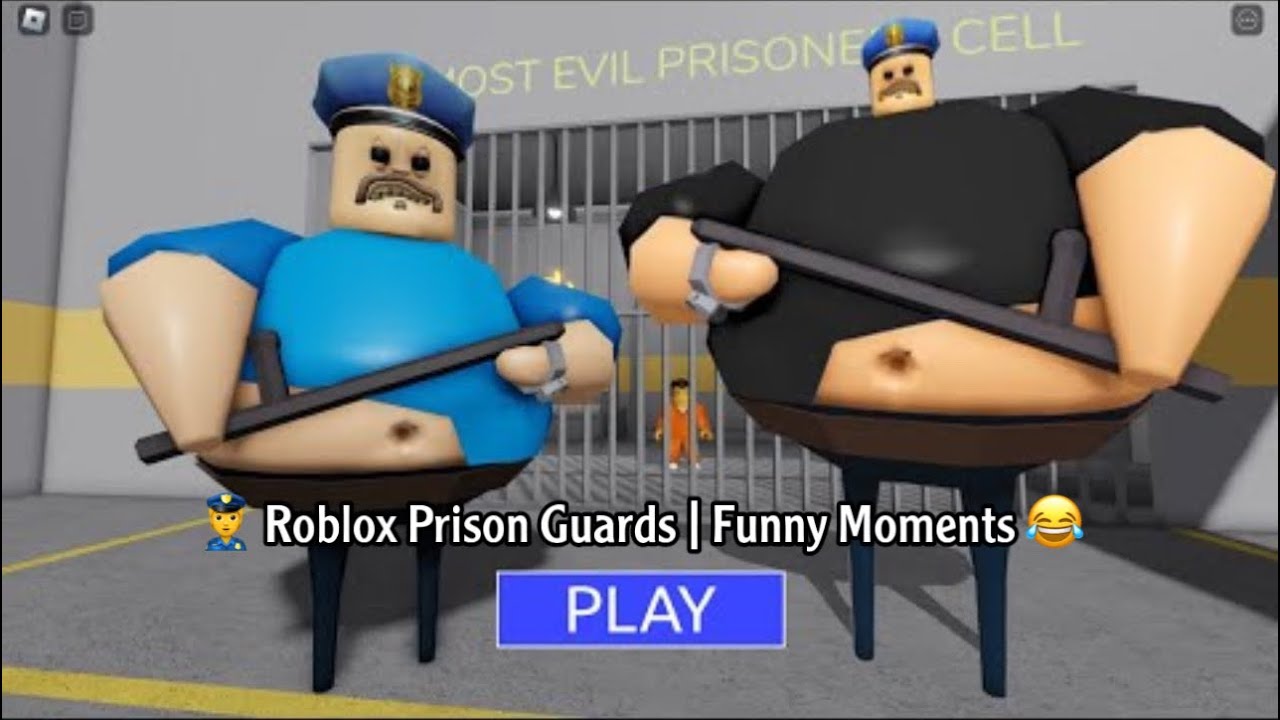 👮 Roblox Prison Guards | Funny Moments 😂#robloxgames 