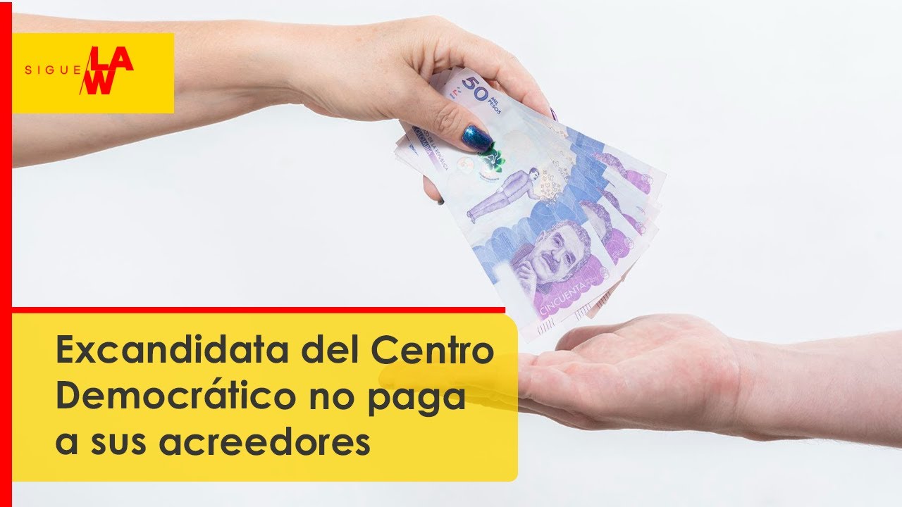 La excandidata del Centro Democrático que no paga a sus acreedores
