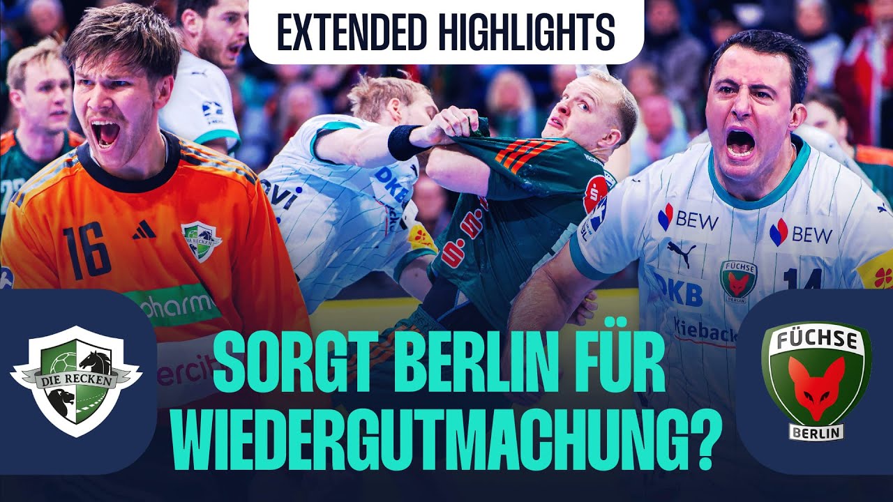 Besteht der Deutsche Meister in Hannover!? | Extended Highlights @dieRecken 🆚 @FuechseBerlin