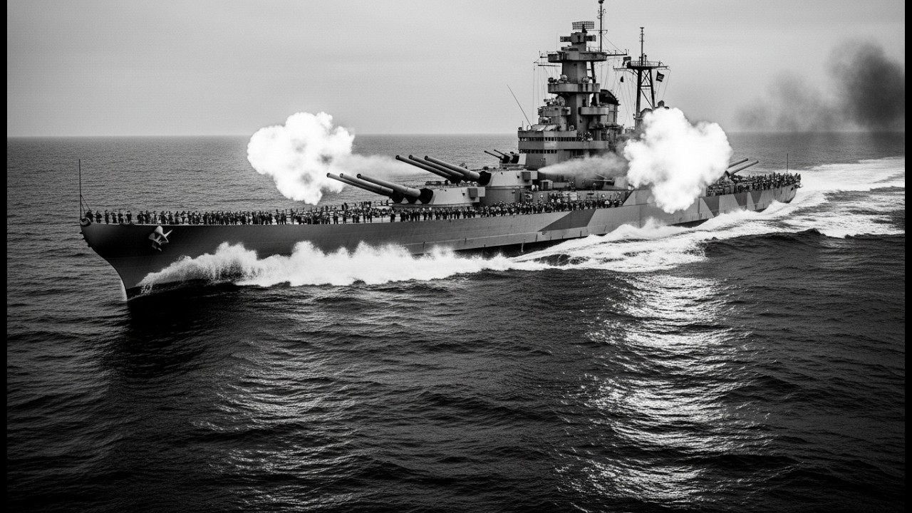 Japanese Crews Never Expected Iowa’s 16-Inch Guns to Fire 2,700-lb Shells 24 Miles