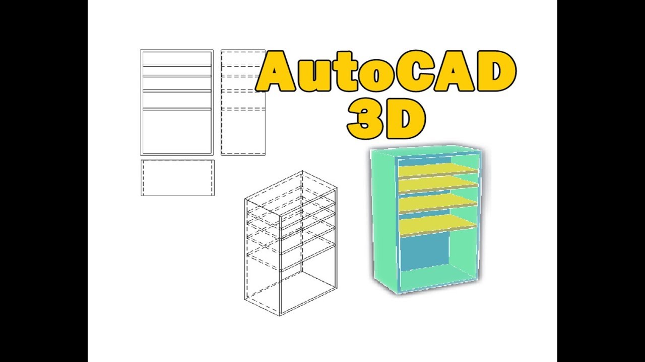 002  ИЗ 3D В 2D AutoCAD 3D