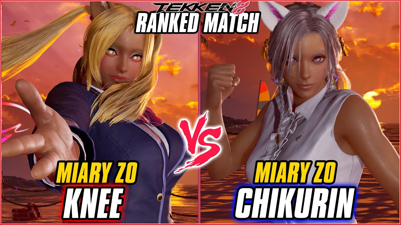 TEKKEN 8 ▰ KNEE (Miary Zo) vs CHIKURIN (Miary Zo) ▰ T8 HIGH LEVEL GAMEPLAY