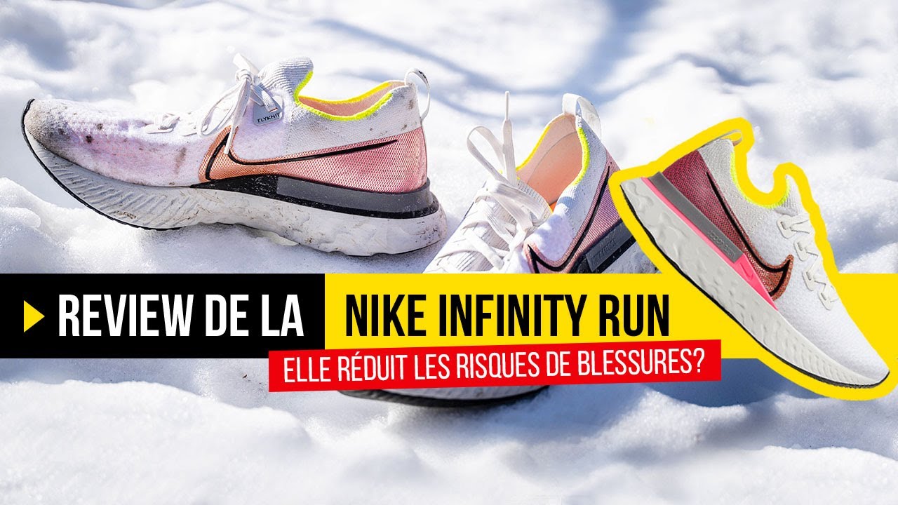 Test Nike Infinity Run React : La chaussure qui « réduit les risques de blessure » selon Nike...