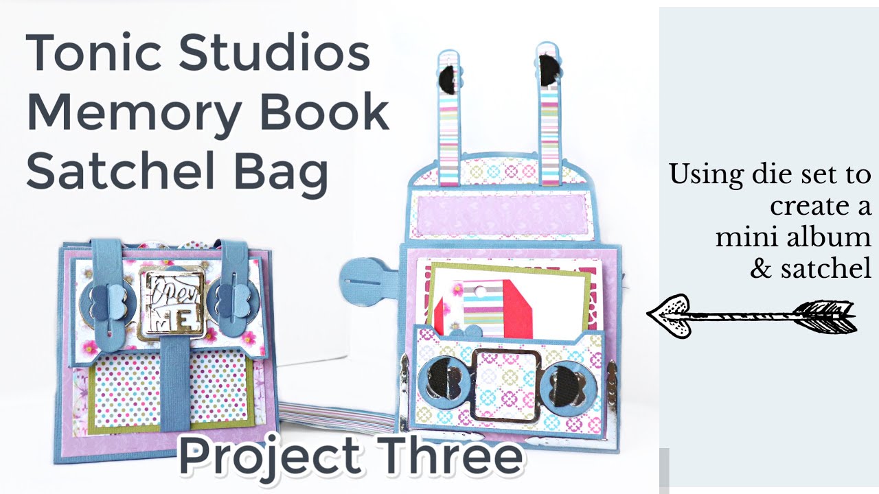 Tonic Studios Memory Book Satchel Bag - Mini Album + Satchel