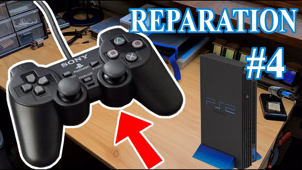 RESTAURATION MANETTE PS2 - REPARATION #4