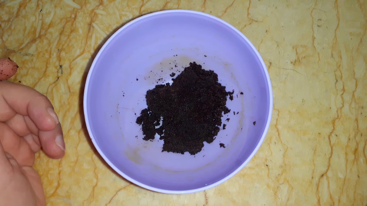 Gommage au marc de caf&eacute;  ماسك القهوة  ترطيب الوجه