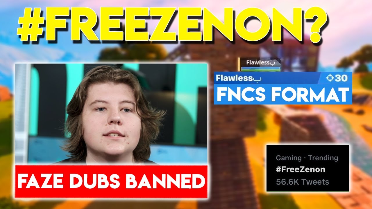 TERRIBLE FNCS Format, #FreeZenon, FaZe Dubs BANNED! - Ninja Speaks Up!