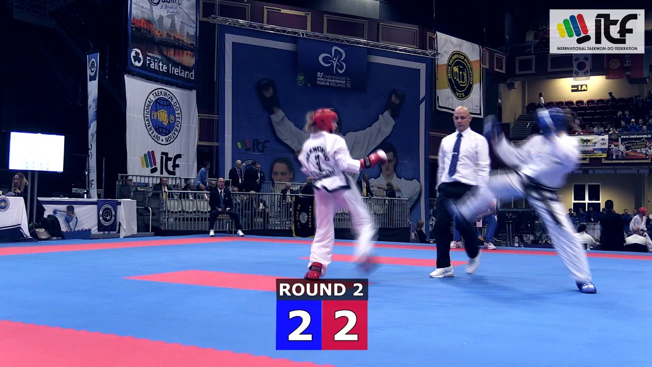 ITF WCH2017 IRELAND - Sparring Junior Female -60kg