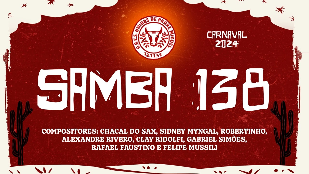 UPM 2024-  Parceria de Chacal do Sax - Samba 138