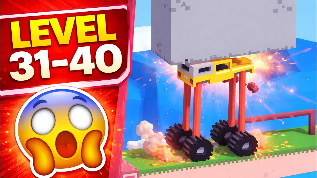 Drive Mad Gameplay – Levels 31-40.. INSANE Mode! 😳 