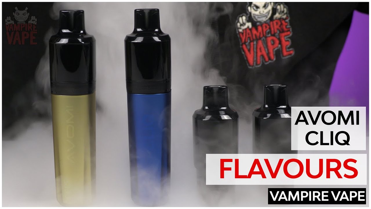 Trying The AVOMI CLIQ Prefilled Vape Kit Flavours